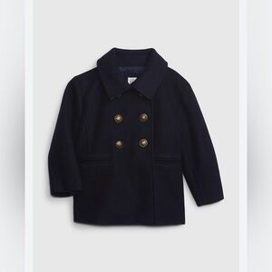 GAP Navy Peacoat with Gold Buttons